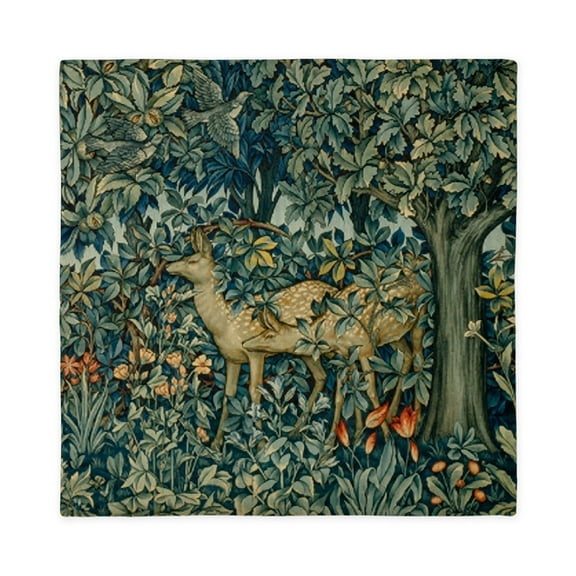 CafePress - William Morris Greenery Queen Duvet Cover - Queen Duvet