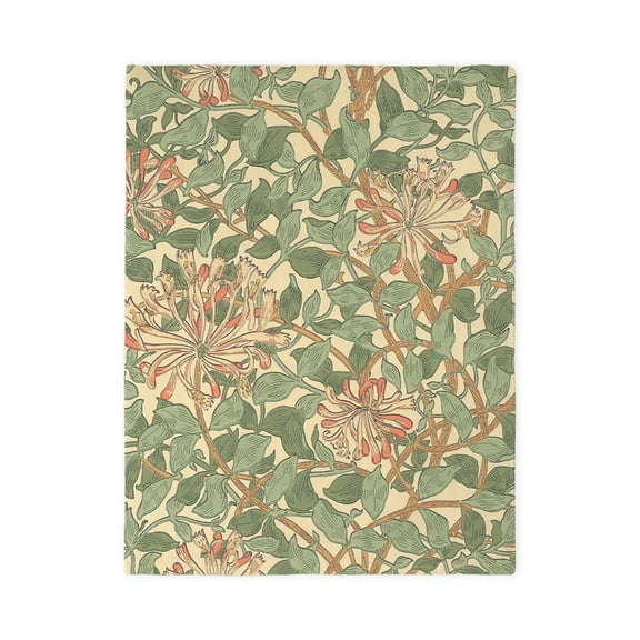 CafePress - William Morris Honeysuckle Pattern - Twin Duvet Cover, Printed Comforter Cover