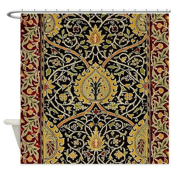 CafePress - William Morris Persian Carpet Art Print Design - Unique Fabric Shower Curtain 70" x 72"