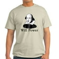 thumbnail image 1 of CafePress - William Shakespeare WILL POWER Light T Shirt - Men's Classic Graphic T-Shirt, 1 of 4