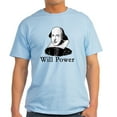 thumbnail image 1 of CafePress - William Shakespeare WILL POWER Light T Shirt - Men's Classic Graphic T-Shirt, 1 of 4