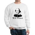 thumbnail image 1 of CafePress - William Shakespeare WILL POWER Sweatshirt - Crew Neck Sweatshirt, 1 of 4