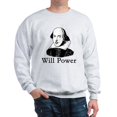 thumbnail image 1 of CafePress - William Shakespeare WILL POWER Sweatshirt - Crew Neck Sweatshirt, 1 of 4