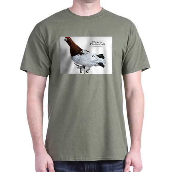 CafePress - Willow Ptarmigan Dark T Shirt - Men's Classic Graphic Cotton T-Shirt