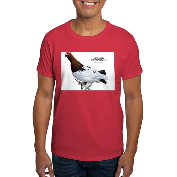 CafePress - Willow Ptarmigan Dark T Shirt - Men's Classic Graphic Cotton T-Shirt