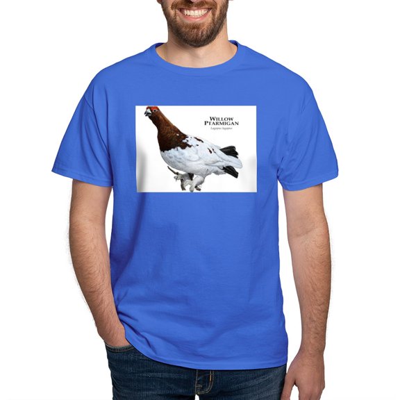 CafePress - Willow Ptarmigan Dark T Shirt - Men's Classic Graphic Cotton T-Shirt