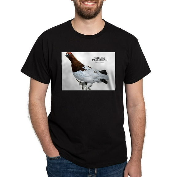 CafePress - Willow Ptarmigan Dark T Shirt - Men's Classic Graphic Cotton T-Shirt