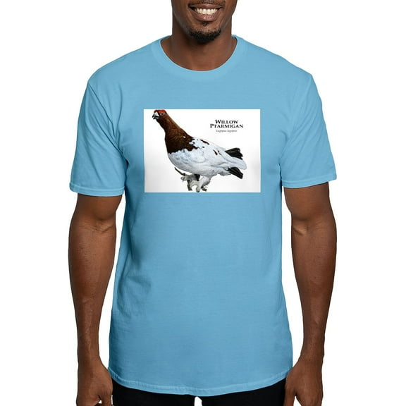 CafePress - Willow Ptarmigan Fitted T Shirt - Fitted T-Shirt, Vintage Fit Soft Cotton Tee