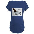 thumbnail image 1 of CafePress - Willow Ptarmigan Maternity Dark T Shirt - Maternity Dark T-Shirt, 1 of 3