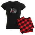 thumbnail image 1 of CafePress - Wine And Dog - Women's Dark Pajamas, 1 of 4
