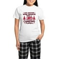 thumbnail image 1 of CafePress - Wine Drinker Camping Women's Light Pajamas - Women's Short Sleeve Print T-Shirt and Pants Light Cotton Pajama Set, 1 of 7