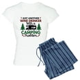 thumbnail image 1 of CafePress - Wine Drinker Camping - Women's Light Pajamas, 1 of 4