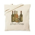 thumbnail image 1 of CafePress - Wine Group Therapy 1 Tote Bag - Unisex Canvas Tote Bag, Beige, 1-Piece, 1 of 7