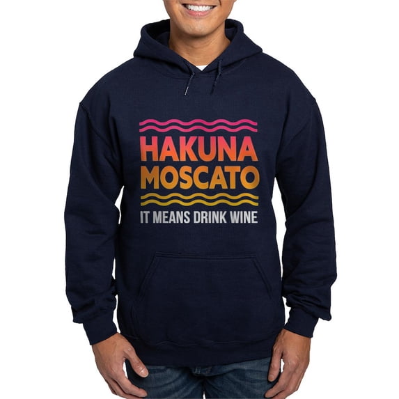 CafePress - Wine Lover Hakuna Moscato - Pullover Hoodie, Classic, Comfortable Hooded Sweatshirt