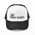 thumbnail image 1 of CafePress - Wine Maker - Adjustable Unisex Printed Trucker Hat with Mesh Back, 1 of 8