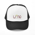 thumbnail image 1 of CafePress - Wine - Adjustable Unisex Printed Trucker Hat with Mesh Back, 1 of 8