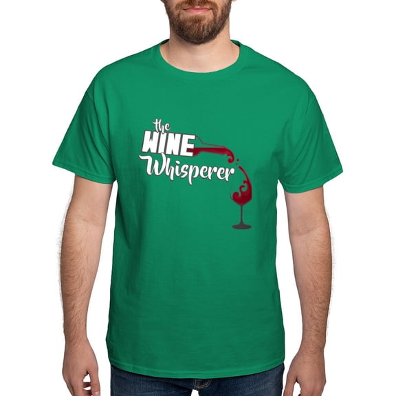 CafePress - Wine Whisperer Dark T Shirt - Men's Classic Graphic Cotton T-Shirt
