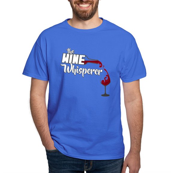 CafePress - Wine Whisperer Dark T Shirt - Men's Classic Graphic Cotton T-Shirt