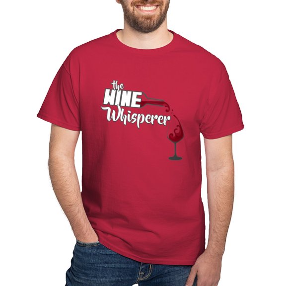 CafePress - Wine Whisperer Dark T Shirt - Men's Classic Graphic Cotton T-Shirt
