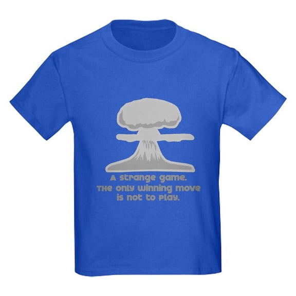 CafePress - Winning Move [Wargames] Kids Dark T Shirt - Dark T-Shirt Kids XS-XL