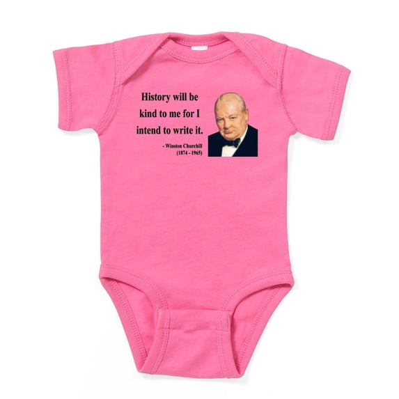 CafePress - Winston Churchill 20Bt - Cute Infant Bodysuit Baby Romper - Size Newborn - 24 Months