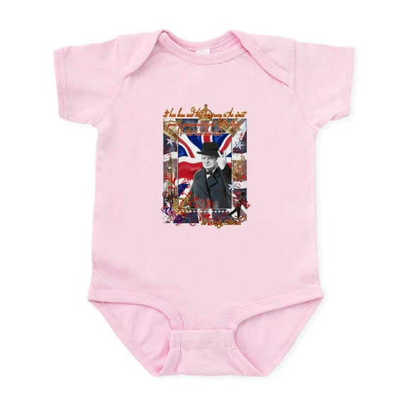 CafePress - Winston Churchill Quote Infant Bodysuit - Baby Light Bodysuit, Size Newborn - 24 Months