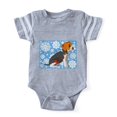 thumbnail image 1 of CafePress - Winter Beagle - Cute Infant Baby Football Bodysuit, 1 of 3