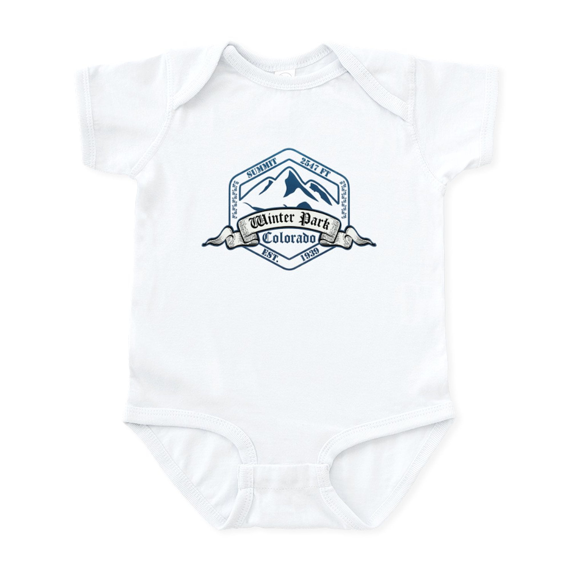 CafePress Winter Park Ski Resort Colorado Body Suit Baby Light