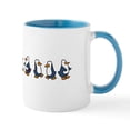 thumbnail image 1 of CafePress - Winter Penguins Mugs - 11 oz Ceramic Mug - Novelty Coffee Tea Cup, 1 of 6
