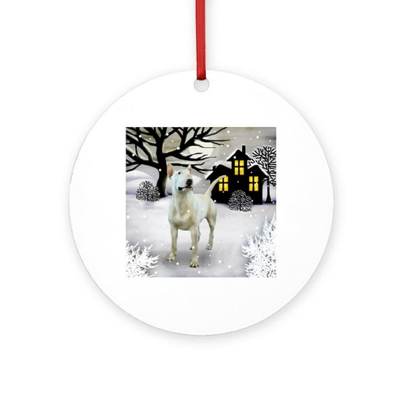 CafePress - Winterhouse BT -  Round Wood Ornament 4"