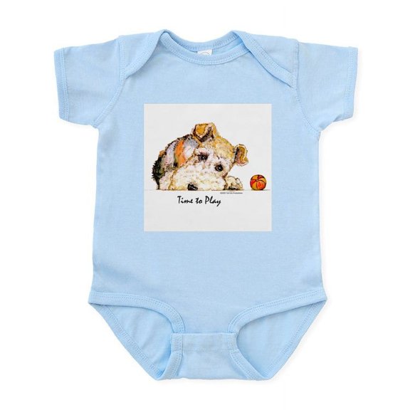 CafePress - Wire Fox Terrier Infant Creeper - Baby Light Bodysuit, Size Newborn - 24 Months