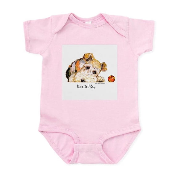 CafePress - Wire Fox Terrier Infant Creeper - Baby Light Bodysuit, Size Newborn - 24 Months