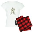 thumbnail image 1 of CafePress - Wire Fox Terrier Tail WFT Women's Light Pajamas - Women's Short Sleeve Print T-Shirt and Pants Light Cotton Pajama Set, 1 of 7