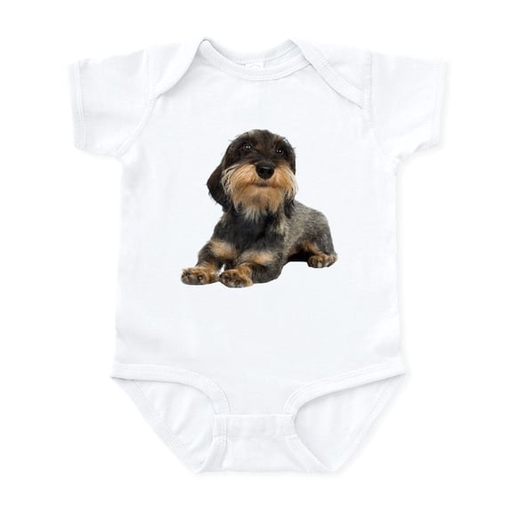 CafePress - Wirehaired Dachshund Infant Bodysuit - Baby Light Bodysuit, Size Newborn - 24 Months