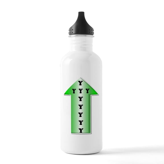 CafePress - Wise Up! Stainless Water Bottle 1 - Stainless Steel Water Bottle, Sports Bottle, 1.0L