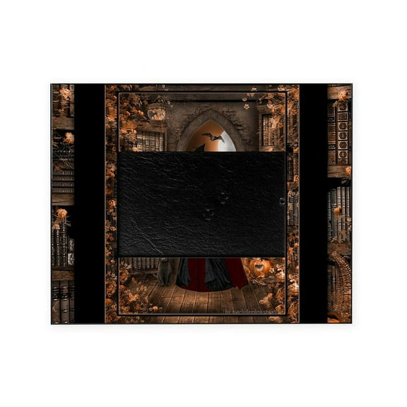 CafePress - Witch In Library - Decorative 8x10 Picture Frame