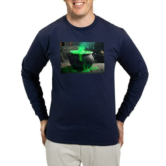 CafePress - Witch's Brew Men's Long Sleeve T Shirt - Long Sleeve Dark T-Shirt