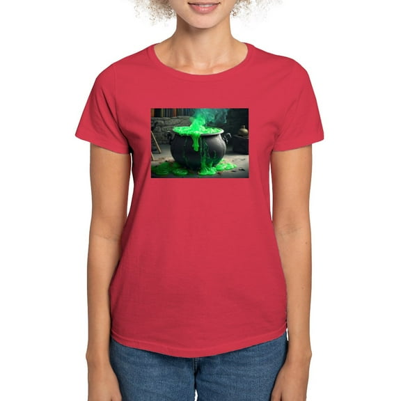 CafePress - Witch's Brew Women's Value T Shirt - Women's Traditional Fit Dark T-Shirt