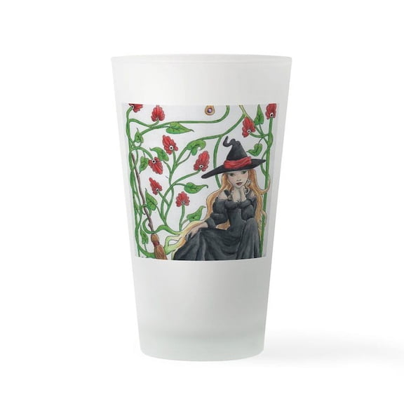 CafePress - Witchbroom - Pint Glass, Drinking Glass, 16 oz. CafePress