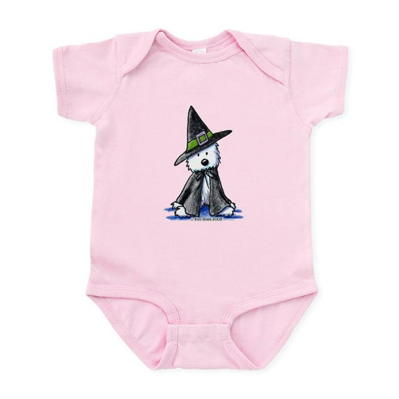 CafePress - Witchy Westie Infant Bodysuit - Baby Light Bodysuit, Size Newborn - 24 Months