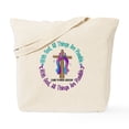 thumbnail image 1 of CafePress - With God THYROID CANCER Tote Bag - Unisex Canvas Tote Bag, Beige, 1-Piece, 1 of 9