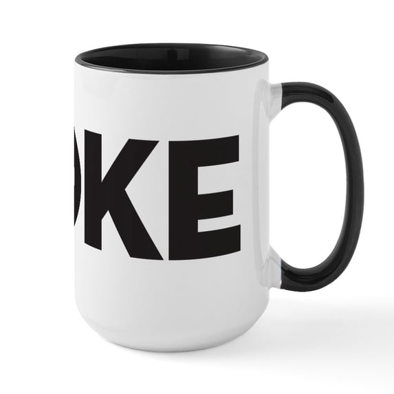 CafePress - Woke Large Mug - 15 oz Ceramic Large White Novelty Mug