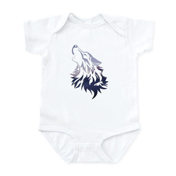 CafePress - Wolf Body Suit - Baby Light Bodysuit, Size Newborn - 24 Months