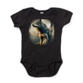 thumbnail image 1 of CafePress - Wolf Howling At The Full Moon Portrait Body Suit - Cute Infant Bodysuit Baby Romper - Size Newborn - 24 Months, 1 of 3