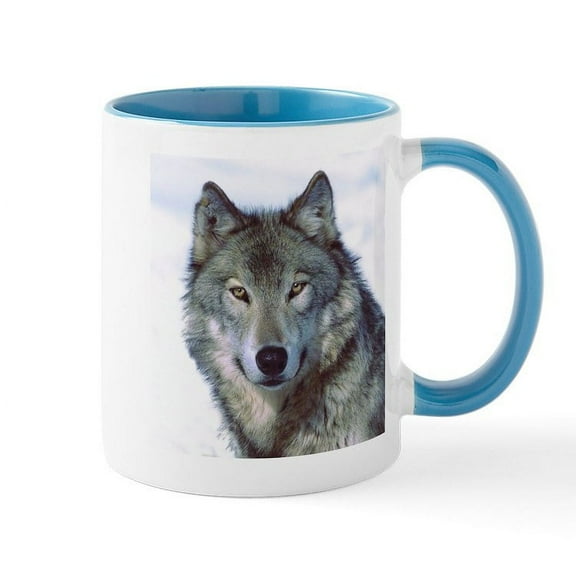 CafePress - Wolf Mugs - 11 oz Ceramic Mug - Novelty Coffee Tea Cup