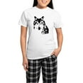 thumbnail image 1 of CafePress - Wolf Pajamas - Women's Short Sleeve Print T-Shirt and Pants Light Cotton Pajama Set, 1 of 7
