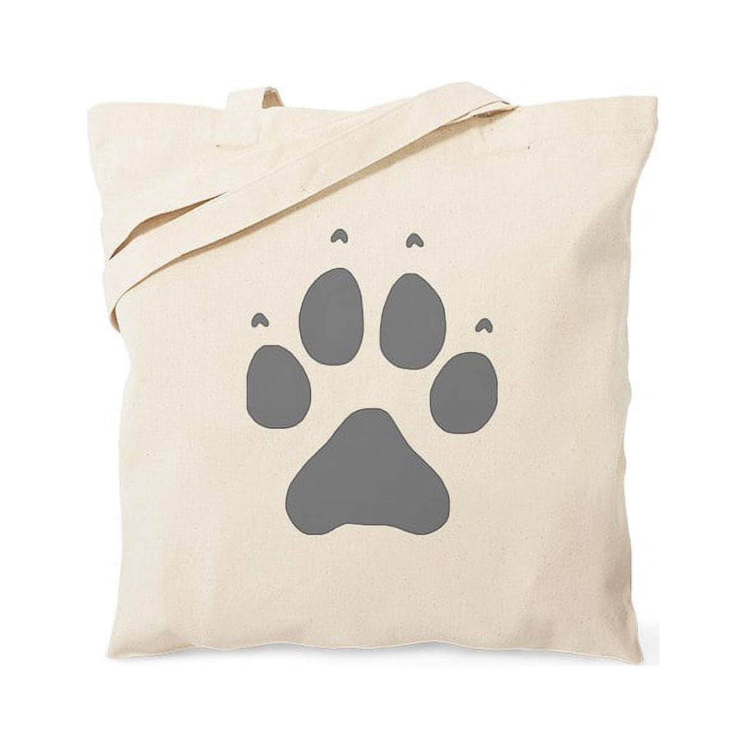 Wolf Pattern Print Leather Tote Bag