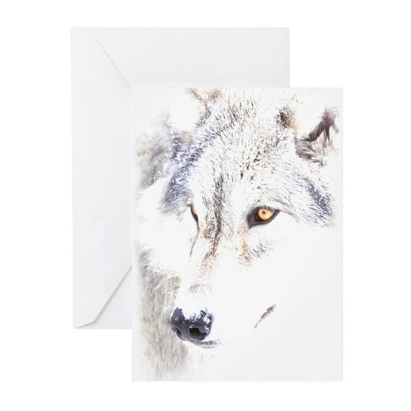 CafePress - Wolf Pup - Greeting Cards (Pk of 10) Matte