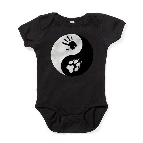 CafePress - Wolf Therian Ying Yang - Cute Infant Bodysuit Baby Romper - Size Newborn - 24 Months