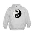 thumbnail image 1 of CafePress - Wolf Therian Ying Yang - Kids Hooded Sweatshirt, Classic Hoodie, 1 of 4